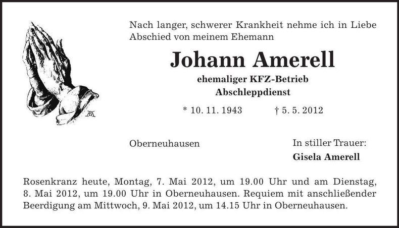 Traueranzeige  