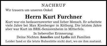 Traueranzeige  