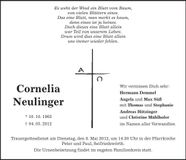Traueranzeige  