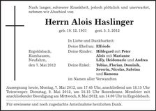 Traueranzeige  