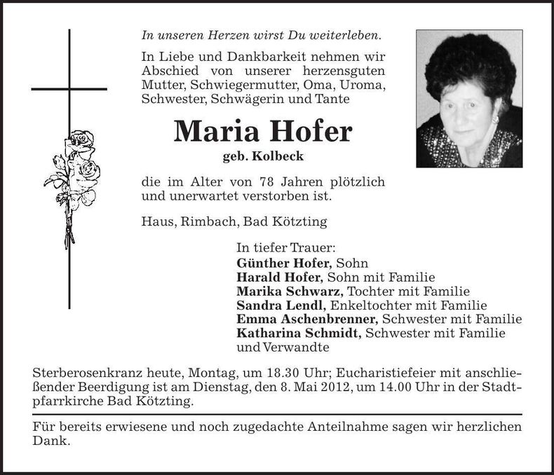 Traueranzeige  