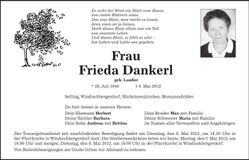 Traueranzeige  