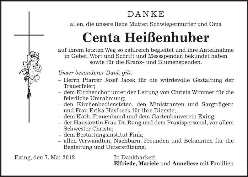 Traueranzeige  