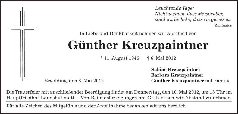 Traueranzeige  