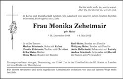 Traueranzeige  