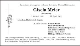 Traueranzeige  