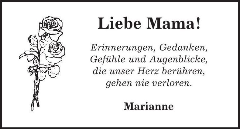 Traueranzeige Frieda Strebinger
