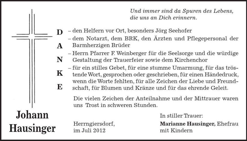 Traueranzeige  