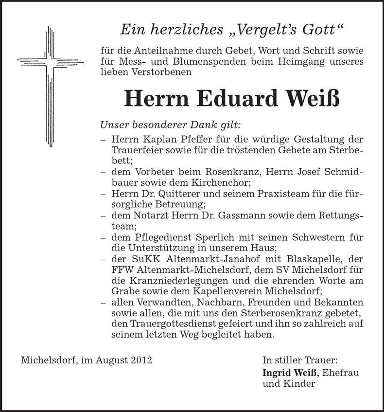 Traueranzeige  