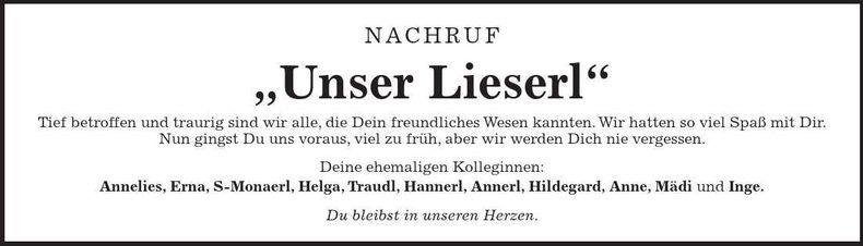 Traueranzeige  