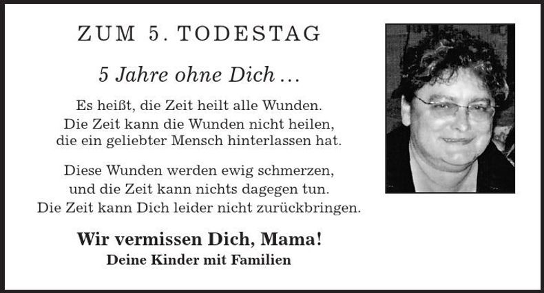 Traueranzeige Elisabeth Glasschröder
