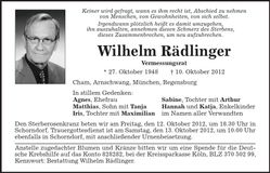 Traueranzeige  