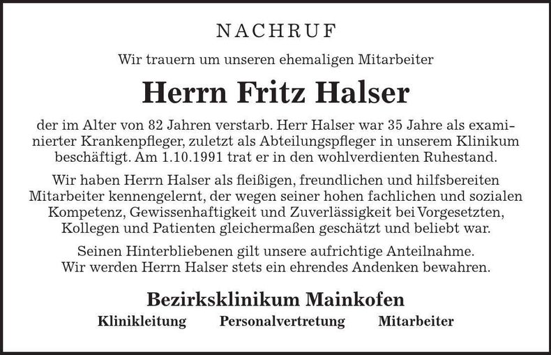 Traueranzeige  