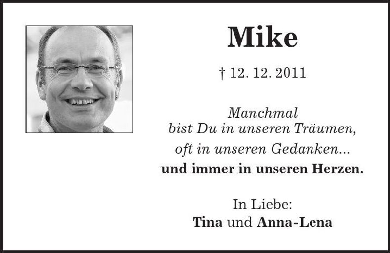 Traueranzeige Mike 