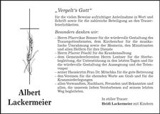 Traueranzeige  