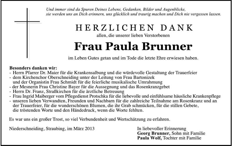 Traueranzeige  