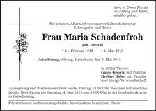 Traueranzeige  