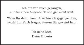 Traueranzeige Norbert Lichtenberger