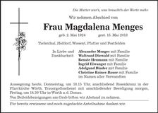Traueranzeige  