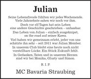 Traueranzeige Martin Hüttinger