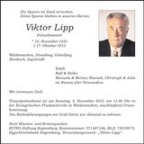 Traueranzeige Viktor Lipp