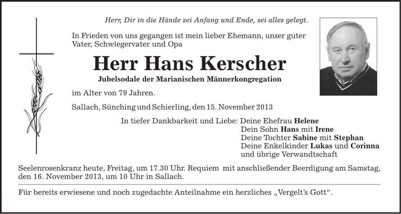 Traueranzeige  