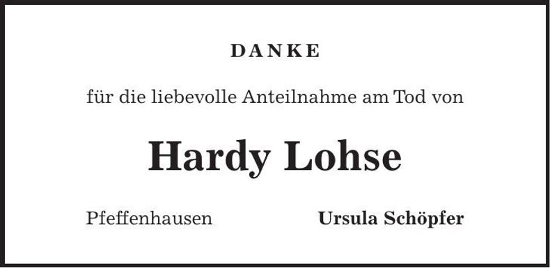 Traueranzeige Ursula Schöpfer
