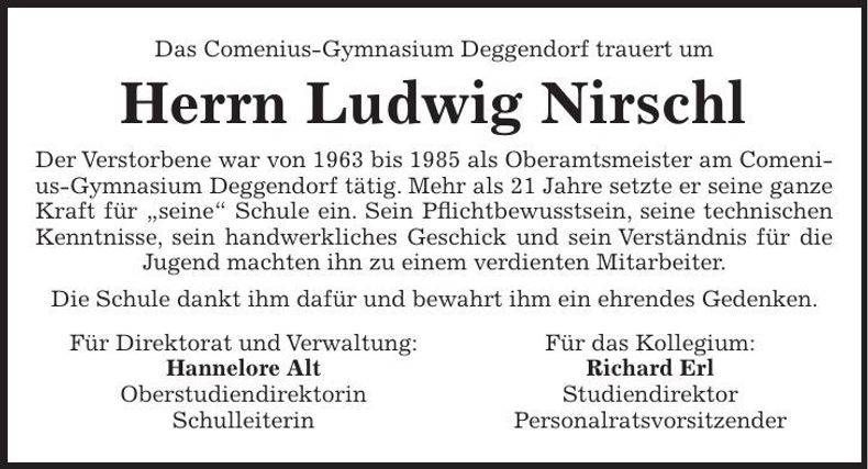 Traueranzeige  