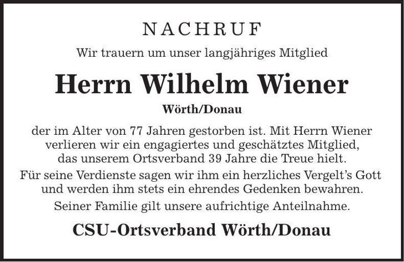 Traueranzeige  