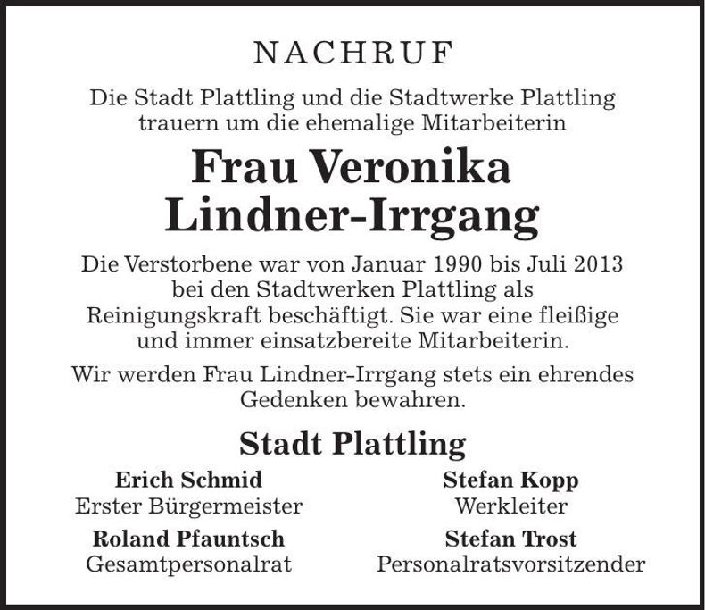 Traueranzeige  