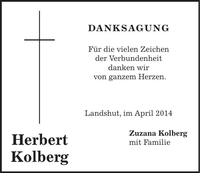Traueranzeige Herbert Kolberg