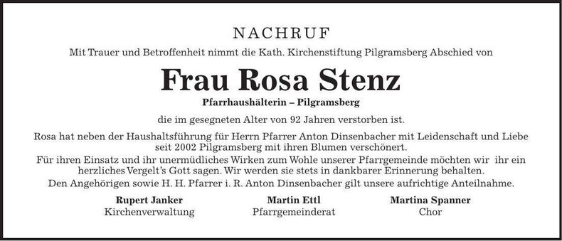 Traueranzeige  