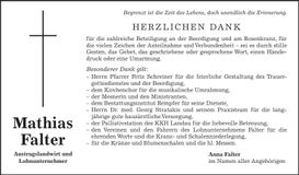 Traueranzeige Mathias Falter
