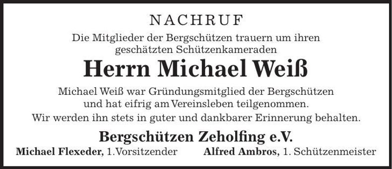 Traueranzeige  Bergschützen
