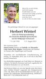 Traueranzeige Herbert Winterl