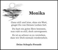 Traueranzeige Monika Breitenwinkler