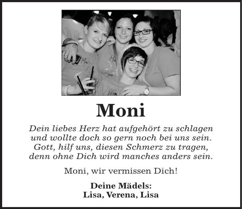 Traueranzeige Monika Breitenwinkler