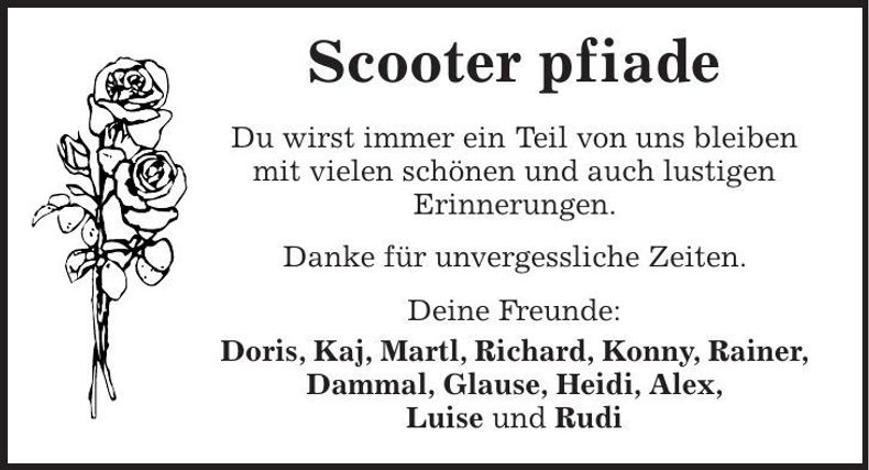 Traueranzeige Peter Beierlein