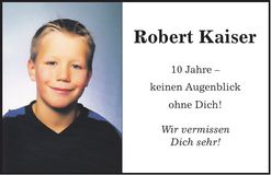 Traueranzeige Robert Kaiser