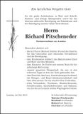 Traueranzeige Richard Pitschner