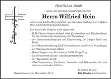 Traueranzeige Michaela Hein