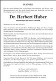 Traueranzeige Herbert Huber