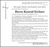 Traueranzeige Konrad Eichner