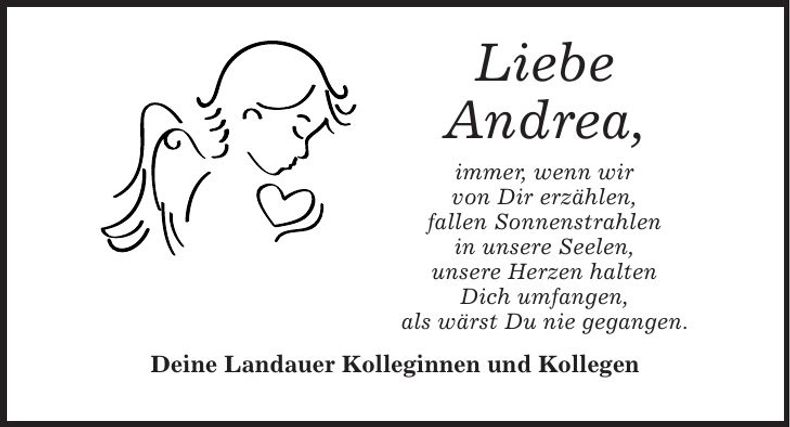 Traueranzeige Andrea Büchse