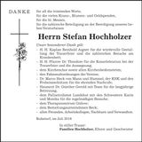 Traueranzeige Stefan Hochholzer