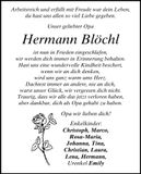 Traueranzeige Hermann Blöchl