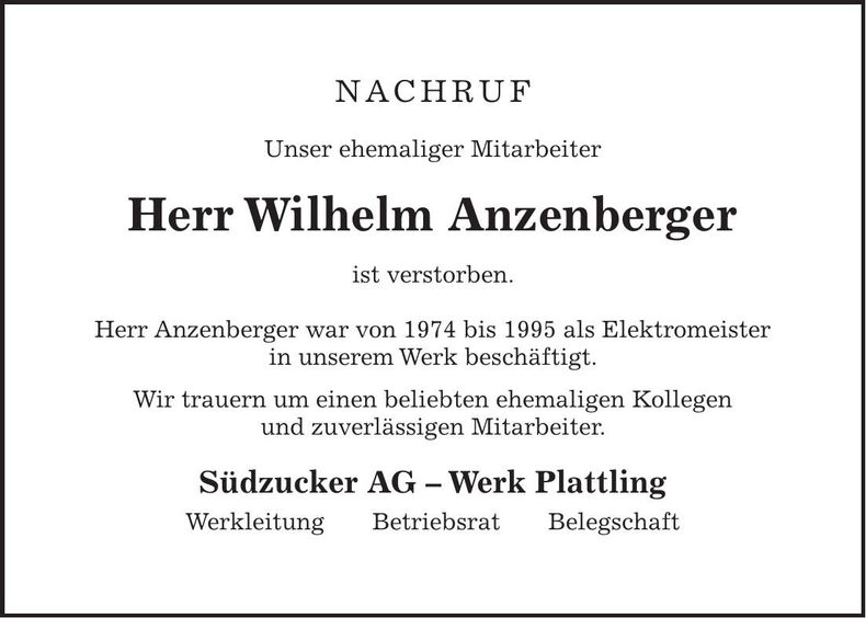 Traueranzeige Adolf Dietl