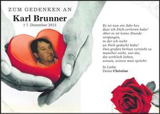 Traueranzeige Karl Brunner
