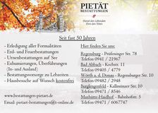 Traueranzeige Pietät Bestattungen