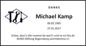 Traueranzeige Michael Kamp
